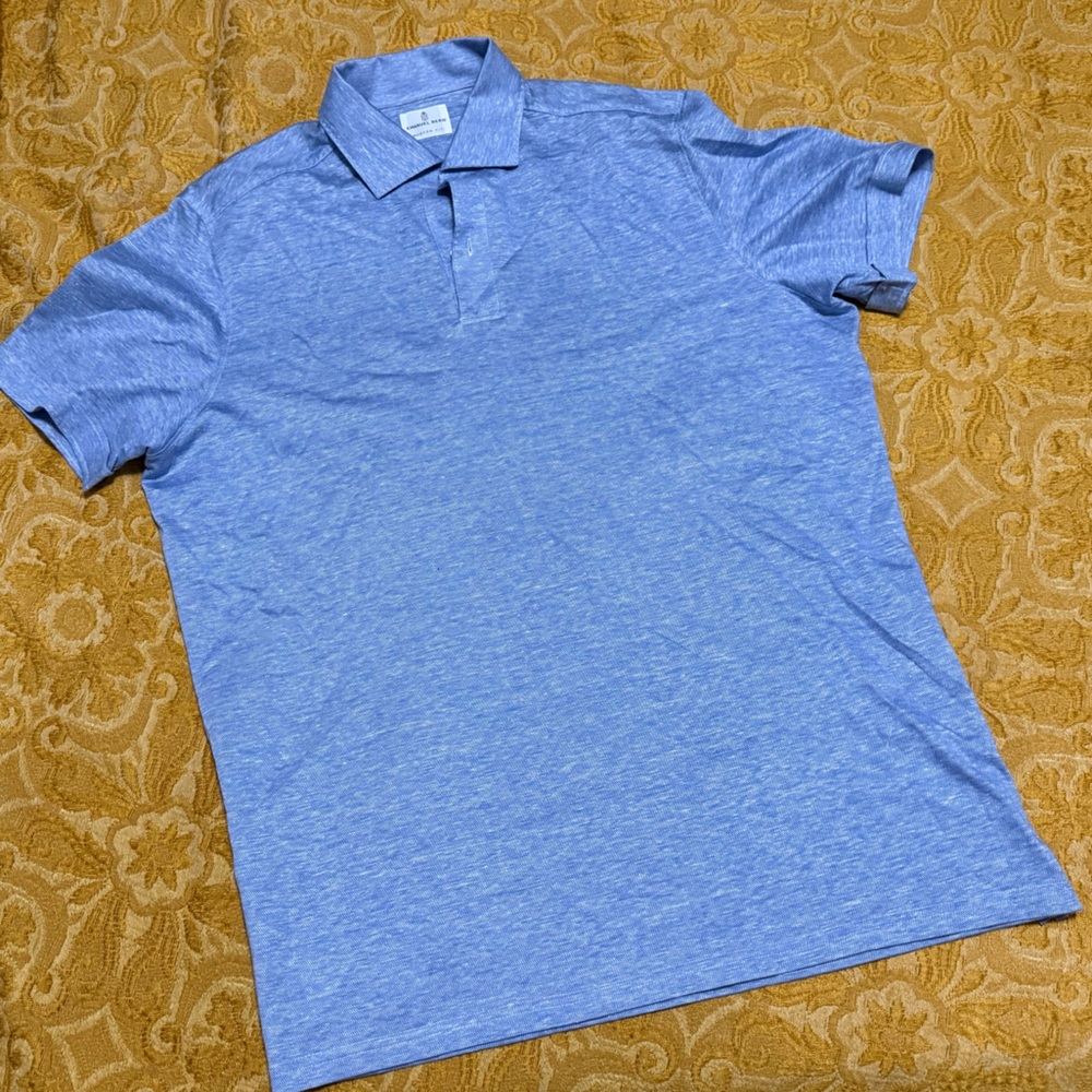 Men's Blue Emanuel Berg Polo Shirt
